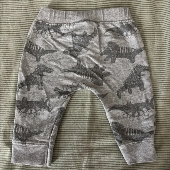 Gray and Green Dinosaur Baby Outfit Set - Picture 4 of 7